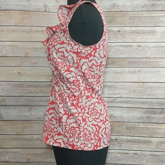 Banana Republic Ruffle Neck Sleeveless Top - Picture 3 of 4